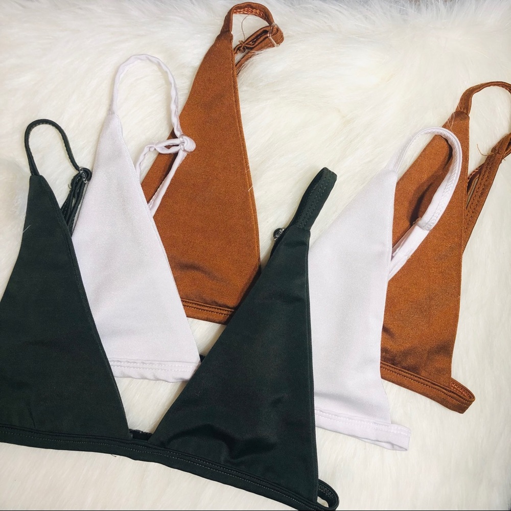 NWOT set of 3 swim suit tops